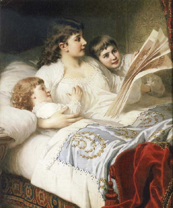 Anton Ebert Goodnight Story oil painting image